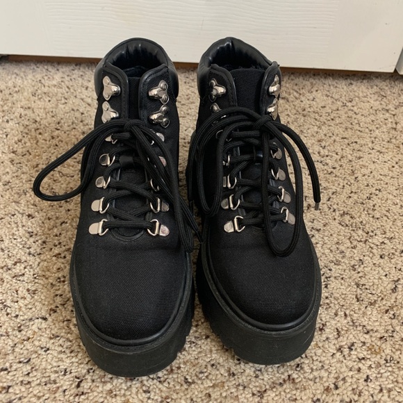 Steve Madden Platform Ankle Boots - Picture 2 of 6